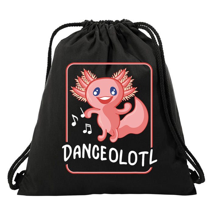 Axolotl Funny Dancing Danceolotl Amphibian Dancer Women Drawstring Bag