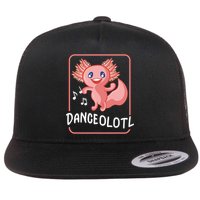 Axolotl Funny Dancing Danceolotl Amphibian Dancer Women Flat Bill Trucker Hat