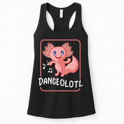 Axolotl Funny Dancing Danceolotl Amphibian Dancer Women Womens Tank Top
