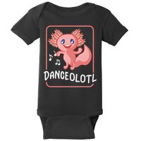 Axolotl Funny Dancing Danceolotl Amphibian Dancer Women Baby Bodysuit