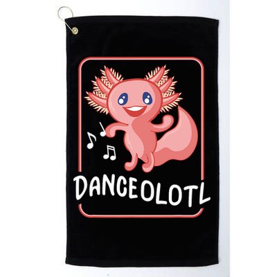 Axolotl Funny Dancing Danceolotl Amphibian Dancer Women Golf Towel
