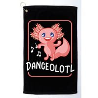 Axolotl Funny Dancing Danceolotl Amphibian Dancer Women Golf Towel