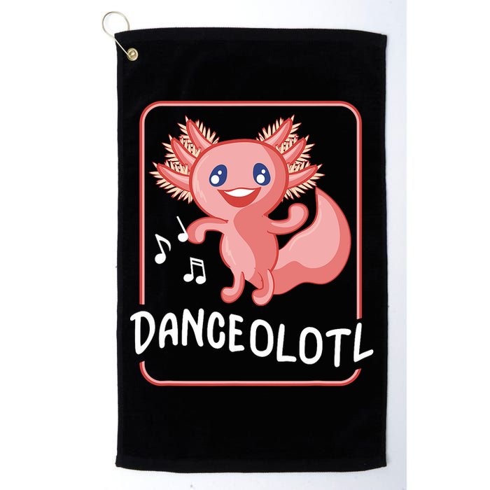 Axolotl Funny Dancing Danceolotl Amphibian Dancer Women Golf Towel