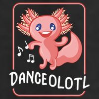 Axolotl Funny Dancing Danceolotl Amphibian Dancer Women Golf Towel