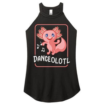Axolotl Funny Dancing Danceolotl Amphibian Dancer Women Women's Perfect Tri Rocker Tank