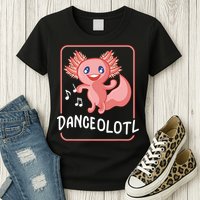 Axolotl Funny Dancing Danceolotl Amphibian Dancer Women Womens T-Shirt