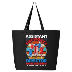 Assistant Fireworks Director USA Independence Day July 4th Gift 25L Jumbo Tote