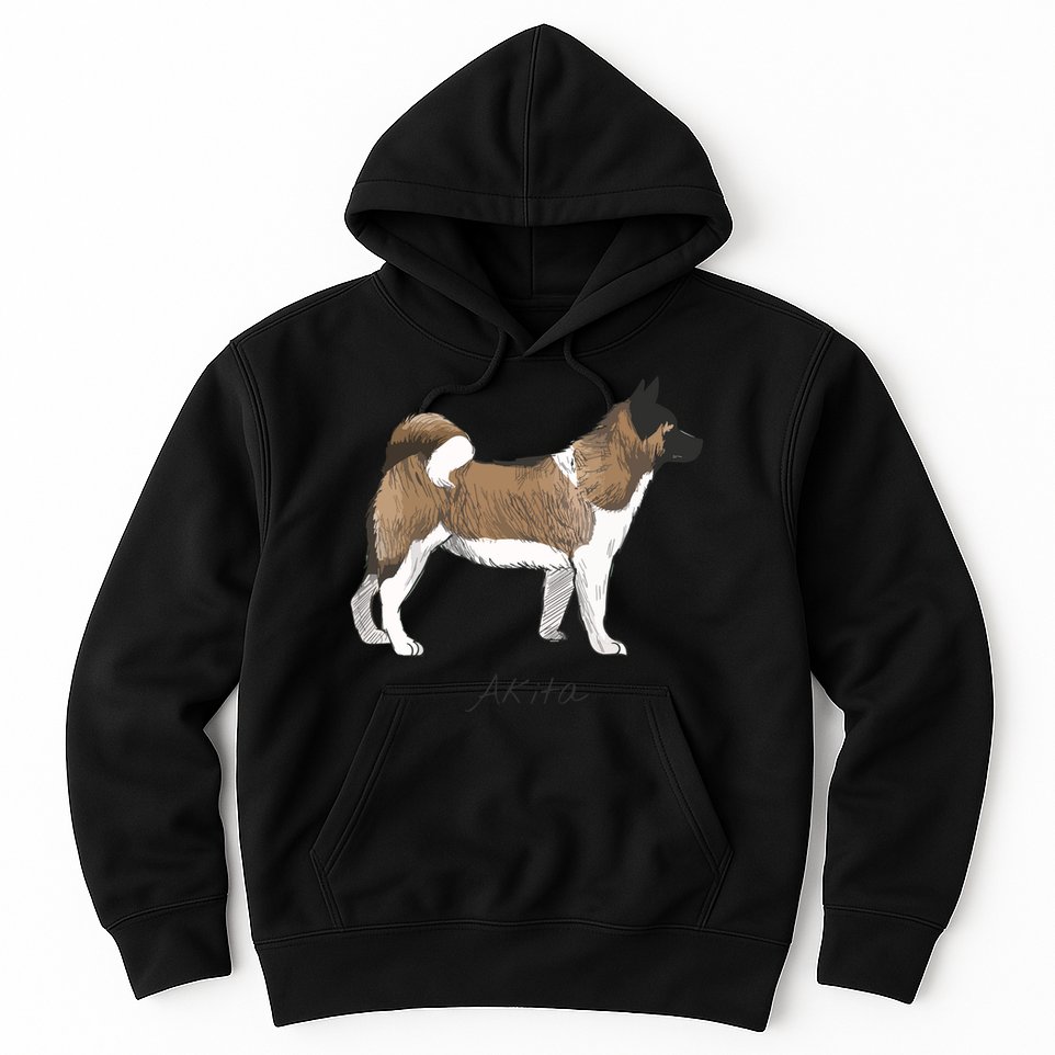 Akita Fun Doggy Hoodie