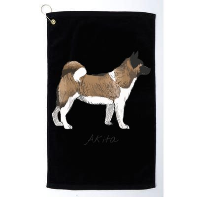 Akita Fun Doggy Golf Towel