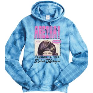 Aretha Franklin DETROIT Tie Dye Hoodie