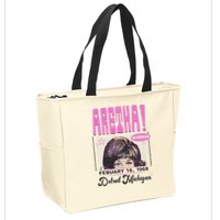 Aretha Franklin DETROIT Zip Tote Bag