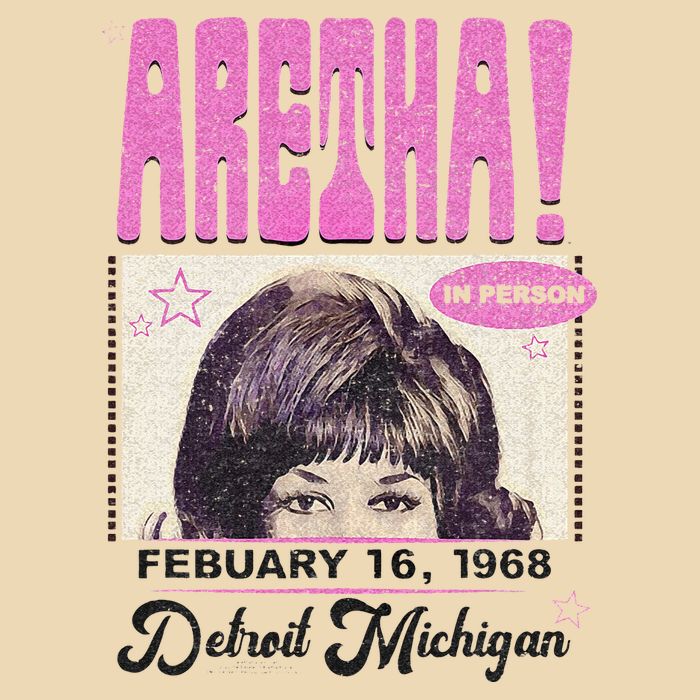 Aretha Franklin DETROIT Zip Tote Bag