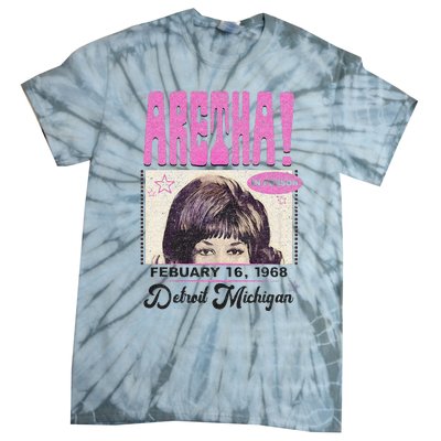 Aretha Franklin DETROIT Tie-Dye T-Shirt