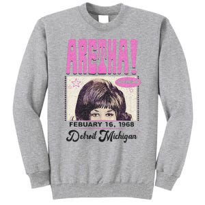 Aretha Franklin DETROIT Tall Sweatshirt