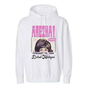 Aretha Franklin DETROIT Garment-Dyed Fleece Hoodie