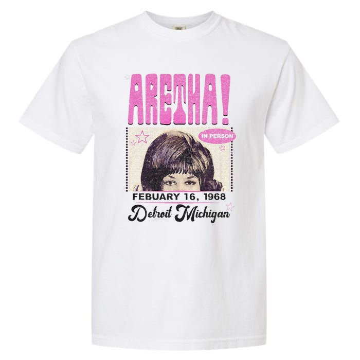 Aretha Franklin DETROIT Garment-Dyed Heavyweight T-Shirt