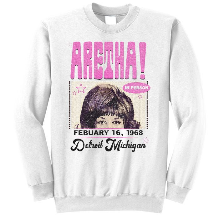 Aretha Franklin DETROIT Sweatshirt