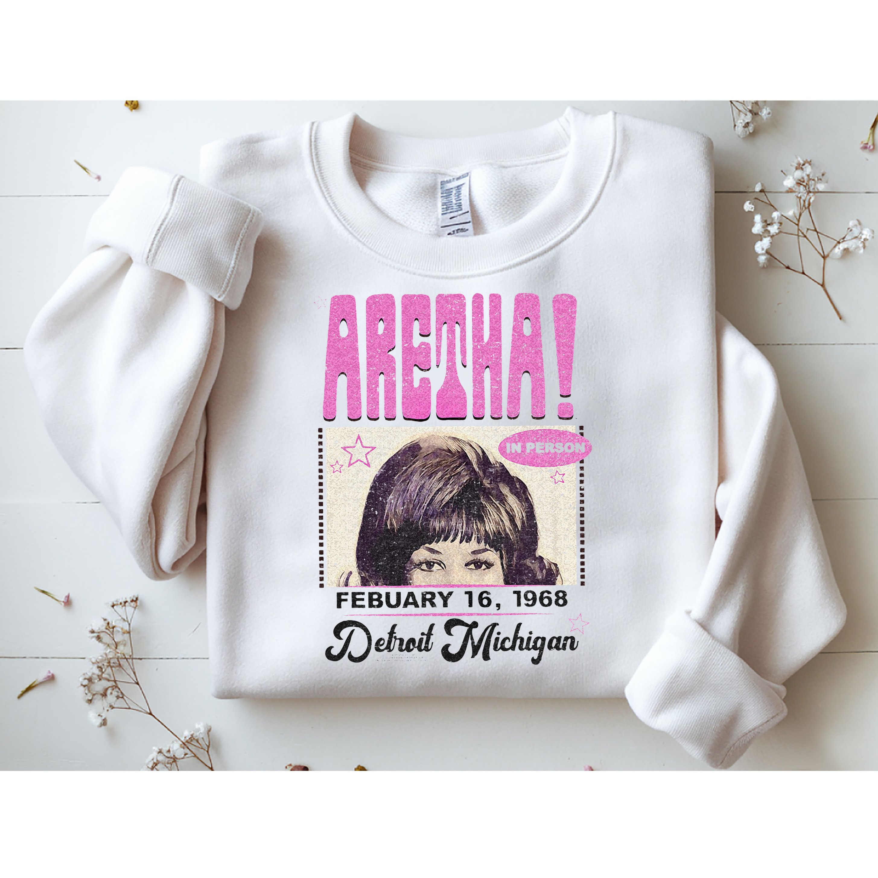 Aretha Franklin DETROIT Sweatshirt