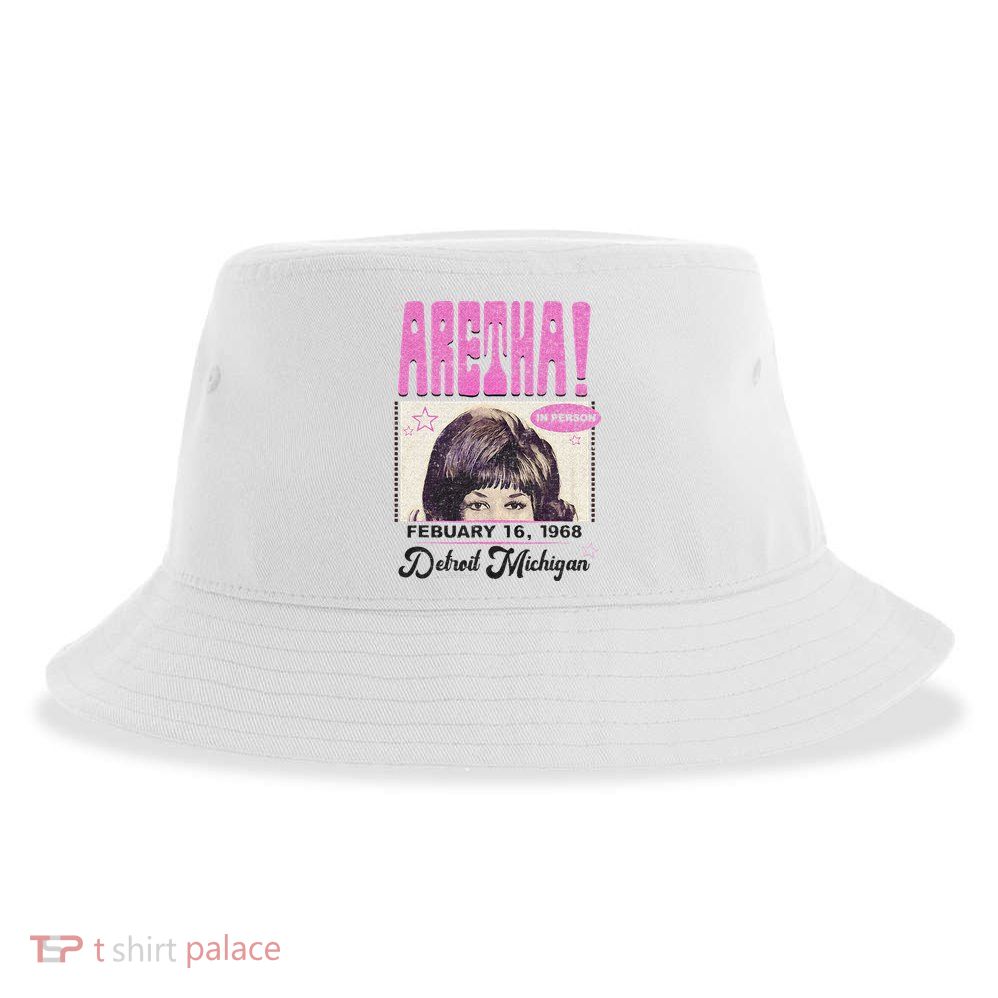 Aretha Franklin DETROIT Sustainable Bucket Hat