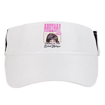 Aretha Franklin DETROIT Adult Drive Performance Visor