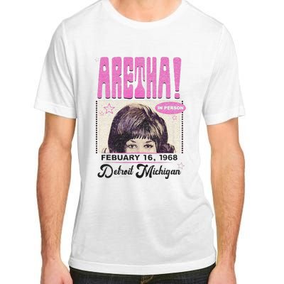 Aretha Franklin DETROIT Adult ChromaSoft Performance T-Shirt