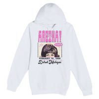 Aretha Franklin DETROIT Premium Pullover Hoodie