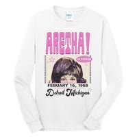 Aretha Franklin DETROIT Tall Long Sleeve T-Shirt