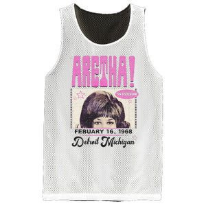 Aretha Franklin DETROIT Mesh Reversible Basketball Jersey Tank