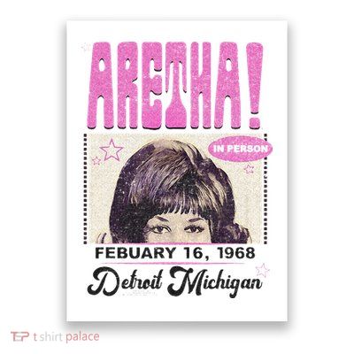 Aretha Franklin DETROIT Poster