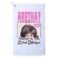 Aretha Franklin DETROIT Golf Towel