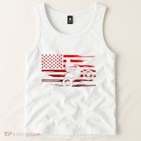 American Flag Dirt Bike Apparel Dirt Bike Motocross Tank Top