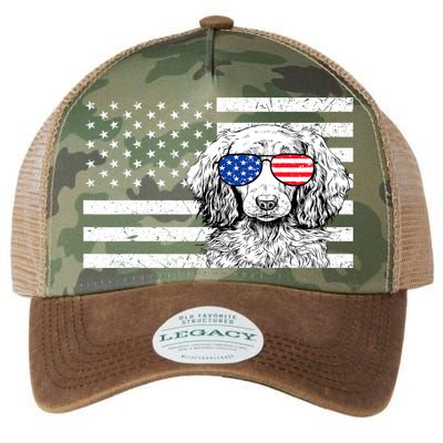 American Flag Dachshund Weiner Dog Us Patriotic Gift Legacy Tie Dye Trucker Hat