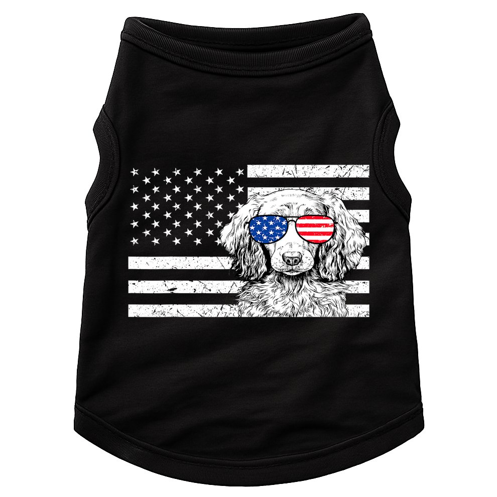 American Flag Dachshund Weiner Dog Us Patriotic Gift Doggie Tank