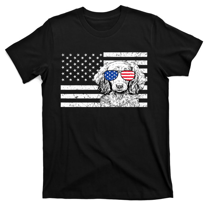 American Flag Dachshund Weiner Dog Us Patriotic Gift T-Shirt