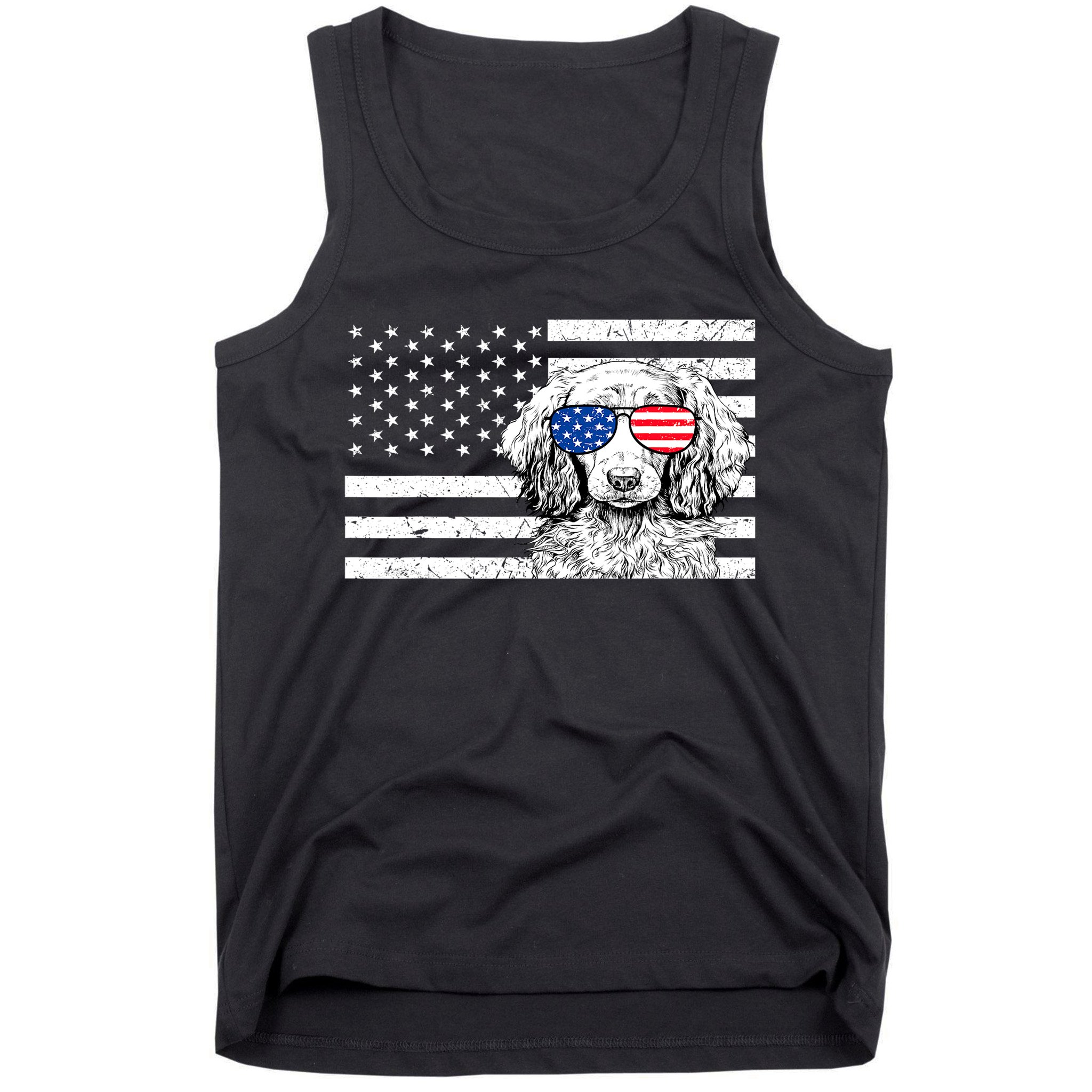American Flag Dachshund Weiner Dog Us Patriotic Gift Tank Top