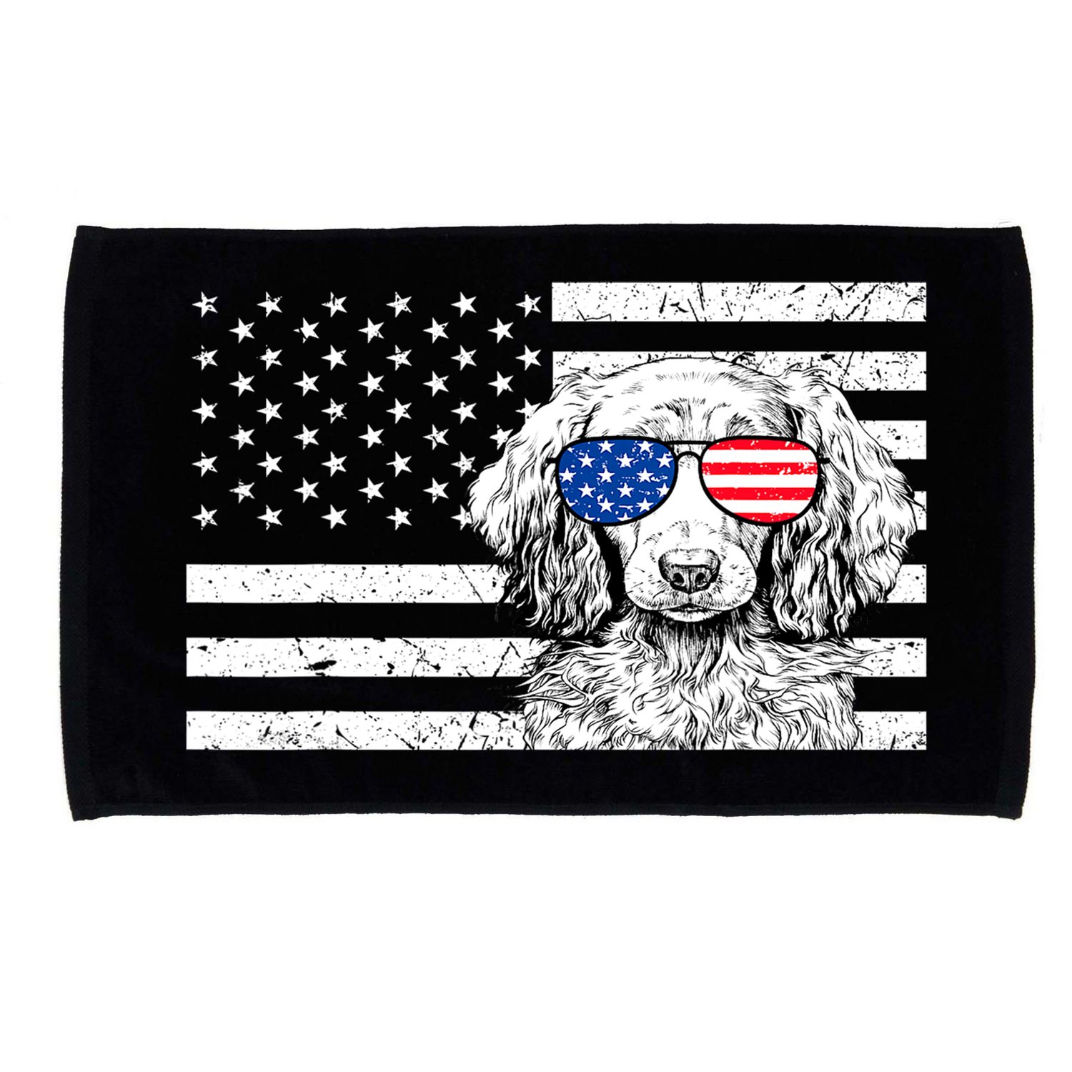 American Flag Dachshund Weiner Dog Us Patriotic Gift Microfiber Hand Towel
