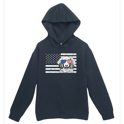 American Flag Dachshund Weiner Dog Us Patriotic Gift Urban Pullover Hoodie