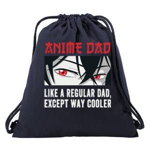 Anime FatherS Day Anime Dad Except Way Cooler Cute Gift Drawstring Bag