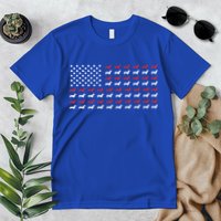 American Flag Dachshund Patriotic Dachshund  Premium T-Shirt
