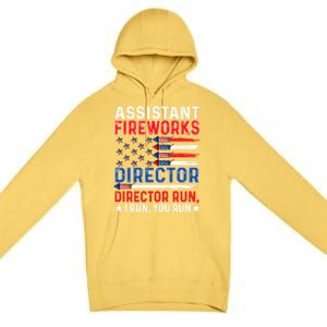 Assistant Fireworks Director Usa Independence Day July 4th Meaningful Gift Premium Pullover Hoodie