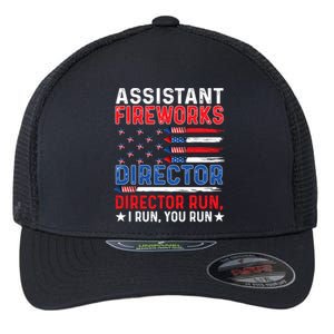 Assistant Fireworks Director Usa Independence Day July 4th Meaningful Gift Flexfit Unipanel Trucker Cap