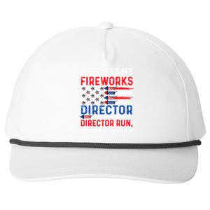 Assistant Fireworks Director Usa Independence Day July 4th Meaningful Gift Snapback Five-Panel Rope Hat