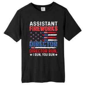 Assistant Fireworks Director Usa Independence Day July 4th Meaningful Gift Tall Fusion ChromaSoft Performance T-Shirt