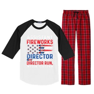 Assistant Fireworks Director Usa Independence Day July 4th Meaningful Gift Raglan Sleeve Pajama Set