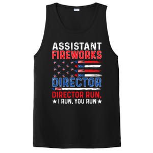 Assistant Fireworks Director Usa Independence Day July 4th Meaningful Gift PosiCharge Competitor Tank