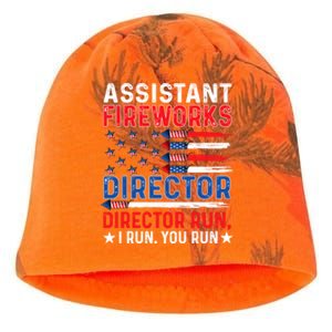 Assistant Fireworks Director Usa Independence Day July 4th Meaningful Gift Kati - Camo Knit Beanie