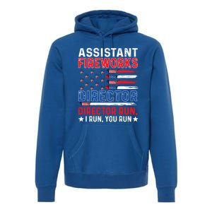 Assistant Fireworks Director Usa Independence Day July 4th Meaningful Gift Premium Hoodie