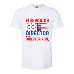 Assistant Fireworks Director Usa Independence Day July 4th Meaningful Gift Softstyle CVC T-Shirt