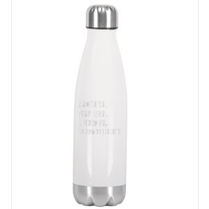 Another Fine Day Ruined By Responsibility Funny Stainless Steel Insulated Water Bottle