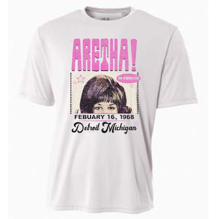 Aretha Franklin DETROIT Cooling Performance Crew T-Shirt